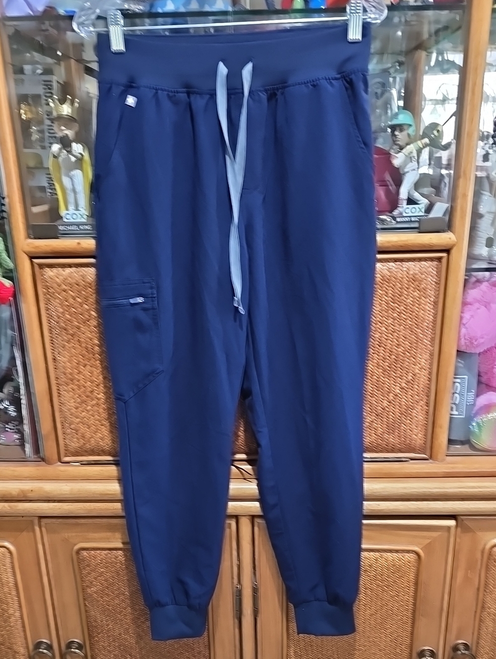 FIGS ZAMORA HIGH WAISTED JOGGERS NAVY